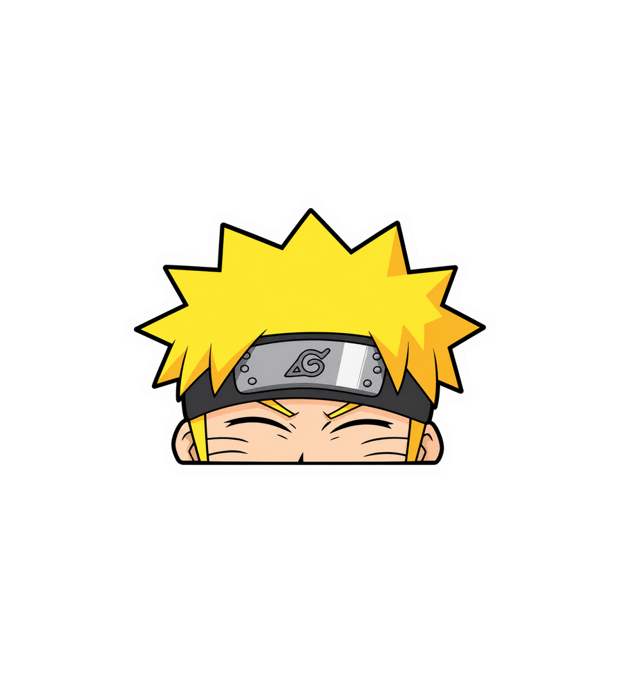Naruto Peeking Sticker