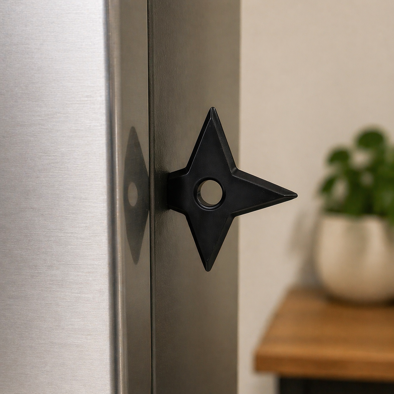 Ninja Star Fridge Magnet