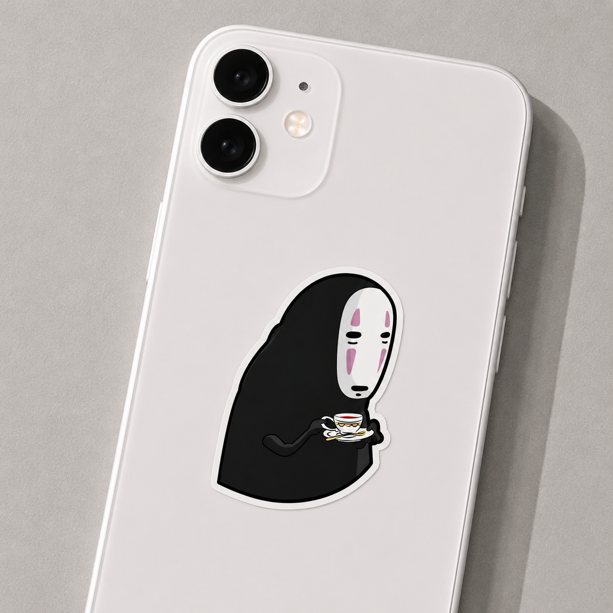 No-Face Tea Time Sticker