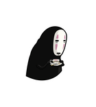 No-Face Tea Time Sticker