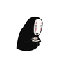 No-Face Tea Time Sticker