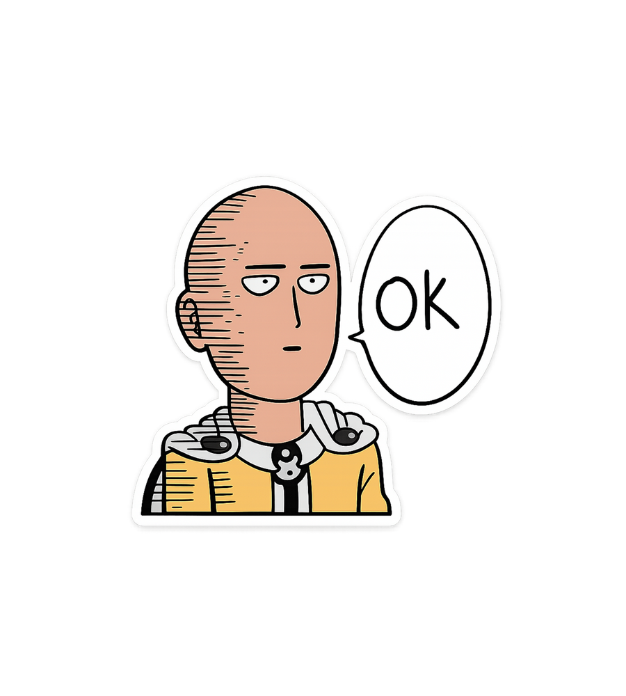 OK Saitama Sticker
