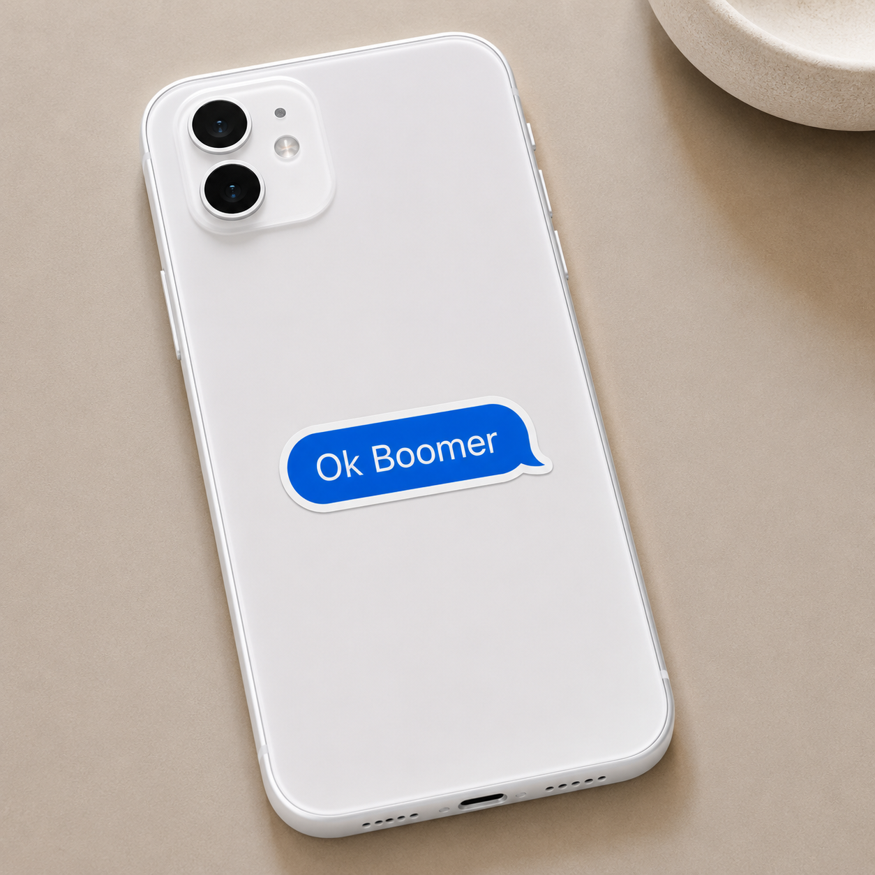 Ok Boomer Chat Bubble Sticker