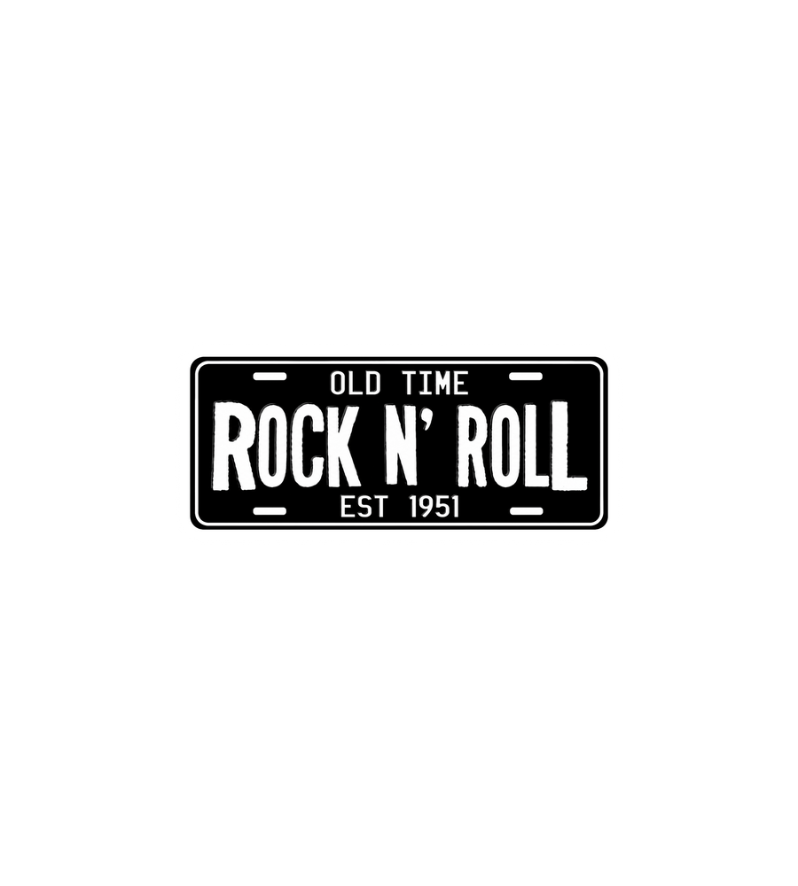Rock N' Roll Vintage Music Sticker