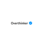Overthinker Verified Sticker