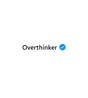 Overthinker Verified Sticker