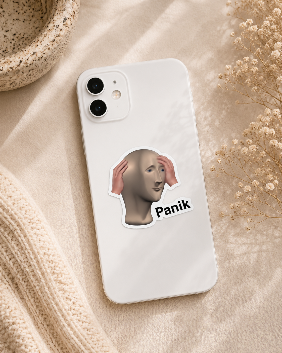 Panik Meme Sticker