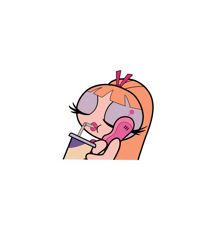 Blossom Gossip Girl Sticker