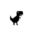 Pixel Dinosaur Sticker