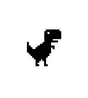 Pixel Dinosaur Sticker