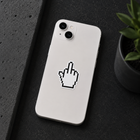 Pixel Middle Finger Sticker