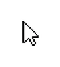 Pixelated Mouse Cursor Sticker