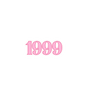 1999 Retro Pink Sticker