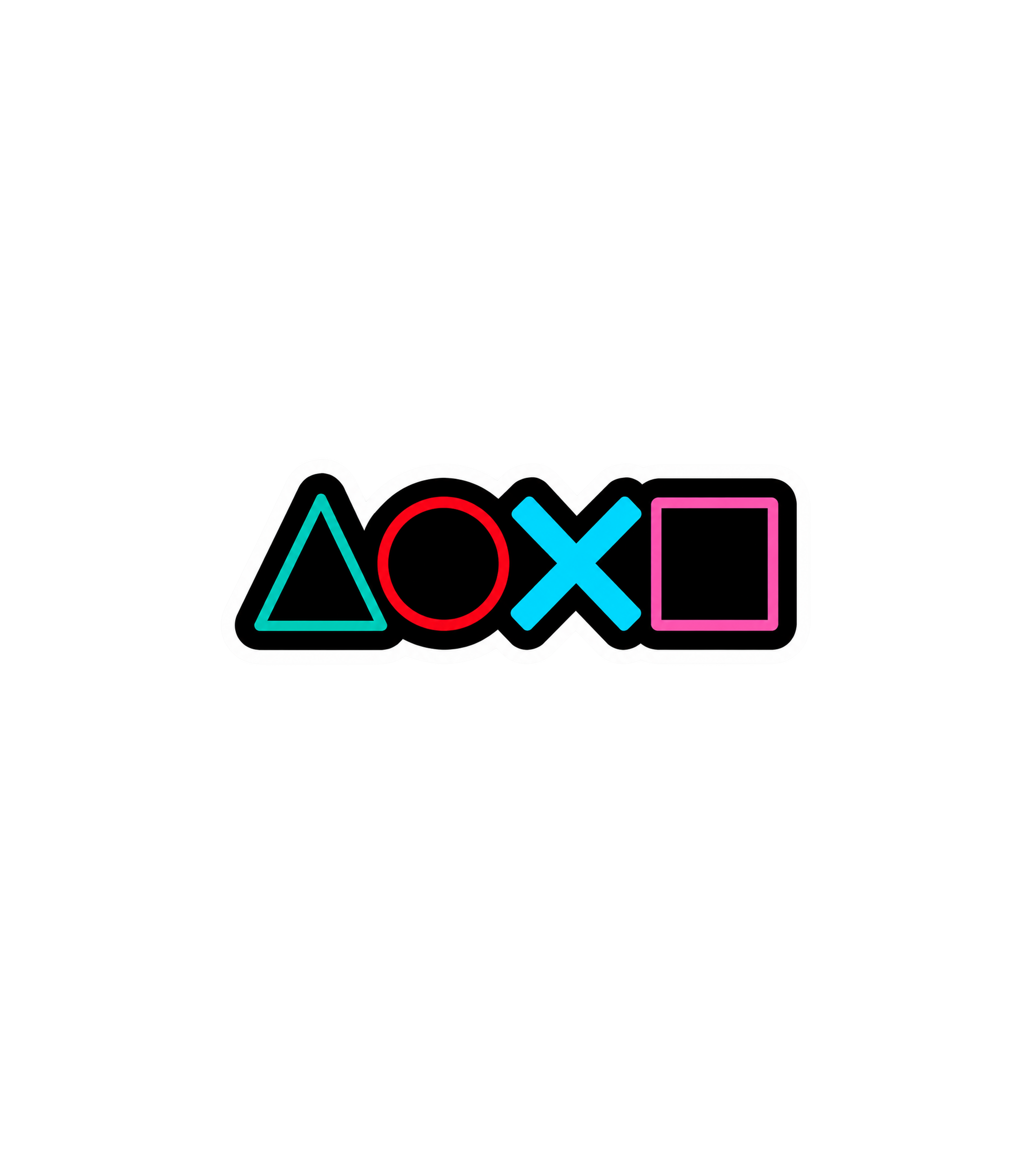 PlayStation Controller Icons Sticker
