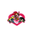 Powerpuff Girls Heart Sticker