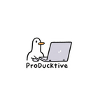 ProDucktive at Work Duck Sticker
