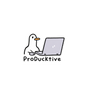 ProDucktive at Work Duck Sticker