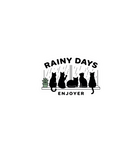 Rainy Days Cat Window Sticker