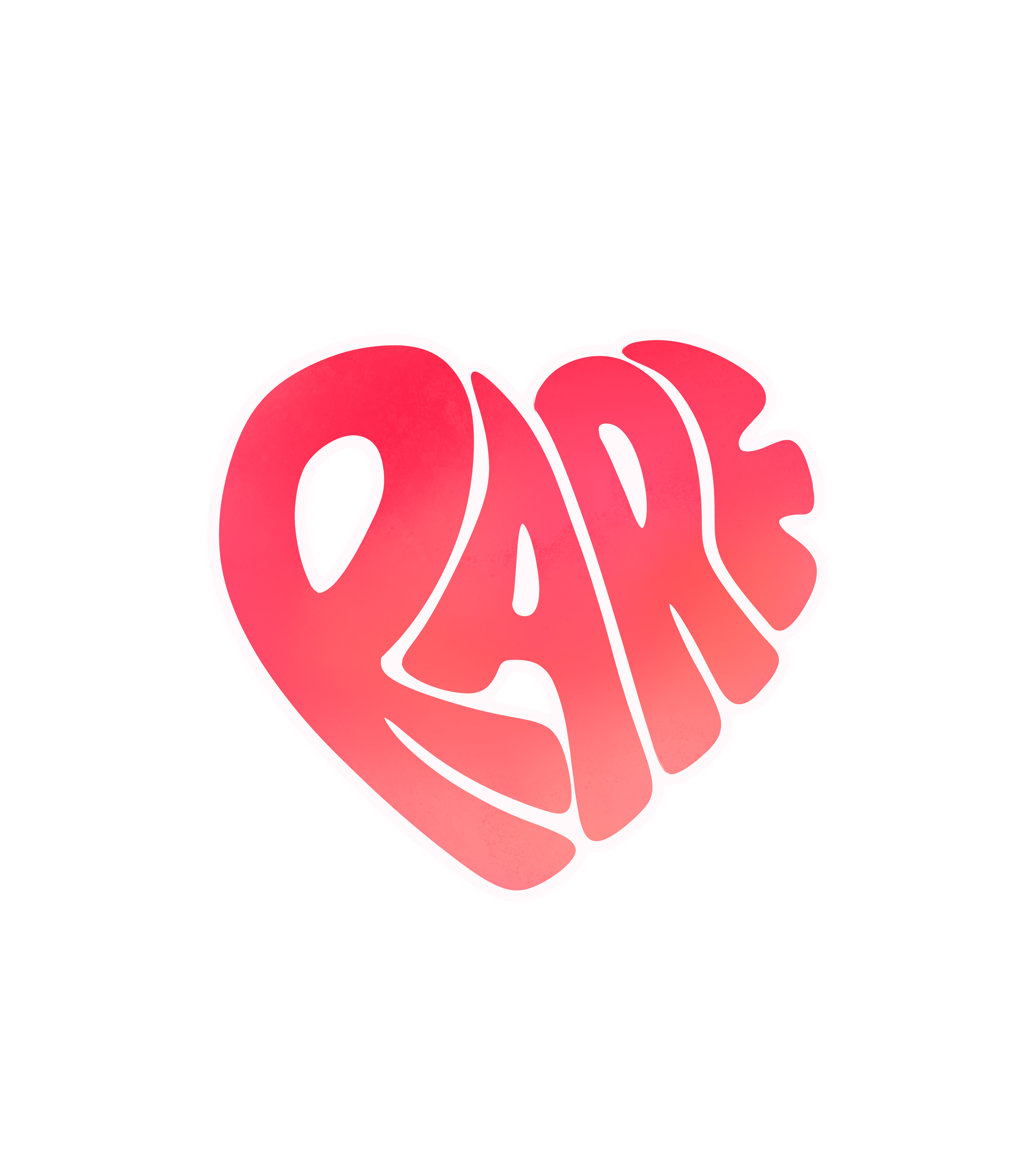 Rare Heart Sticker