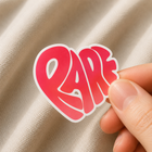 Rare Heart Sticker