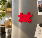 Red Crab Fridge Magnet