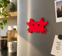 Red Crab Fridge Magnet