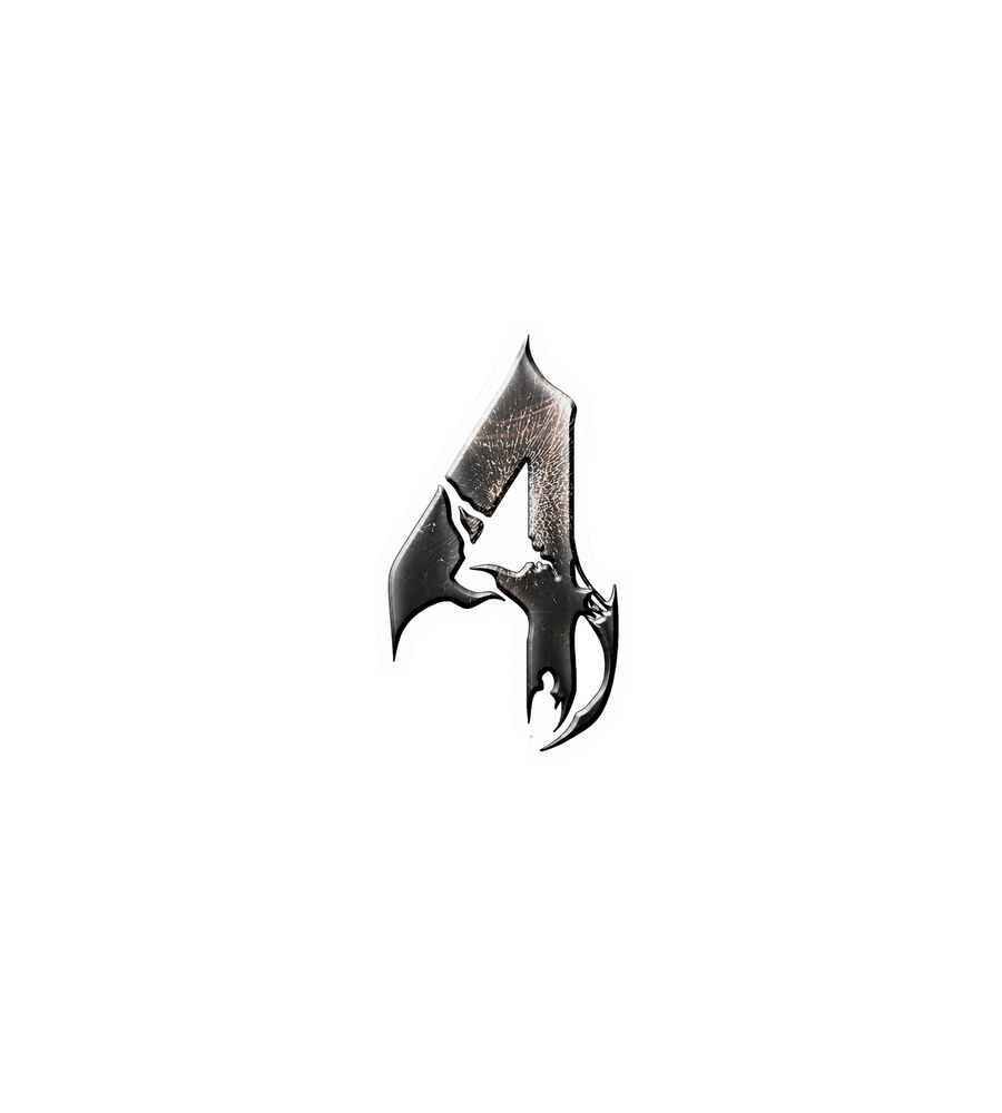 Resident Evil 4 Logo Sticker