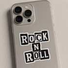Rock N Roll Vinyl Sticker