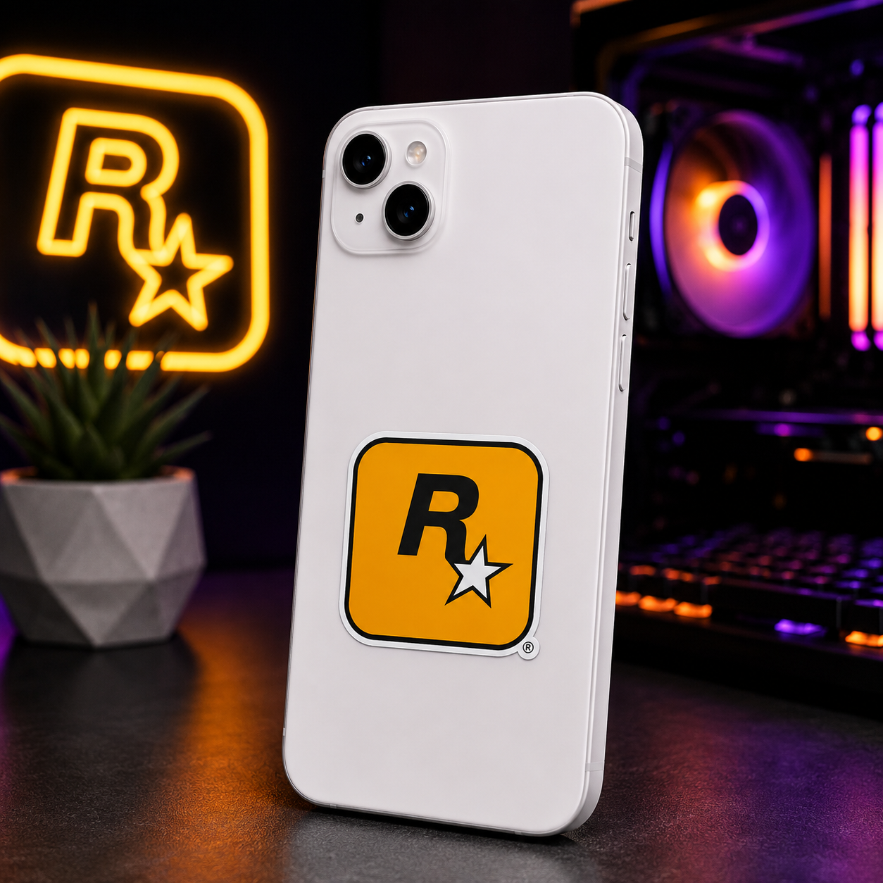 Rockstar Games Logo Sticker