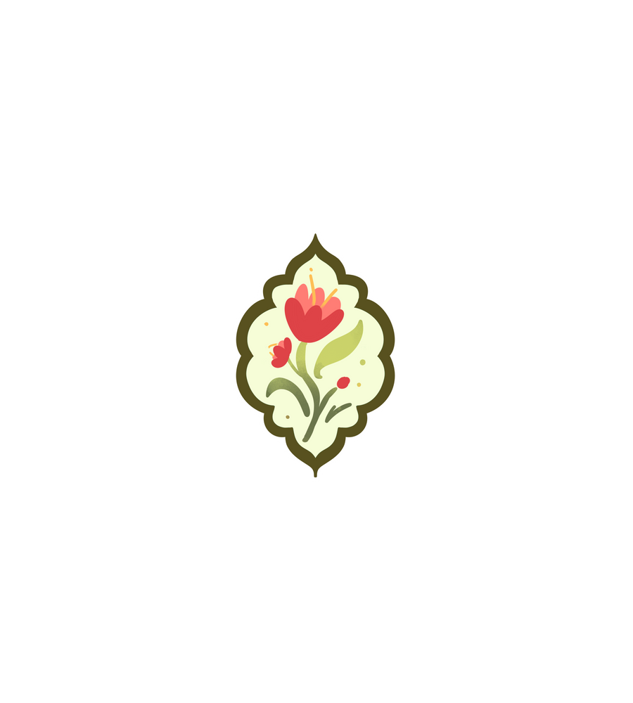 Floral Leaf Sticker