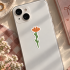 Orange Flower Sticker