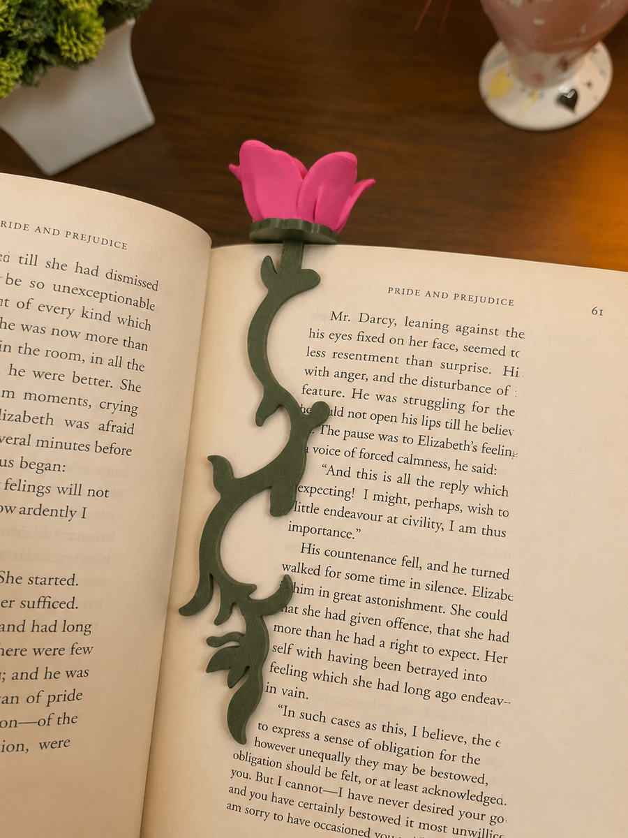 Enchanted Rose Bookmark