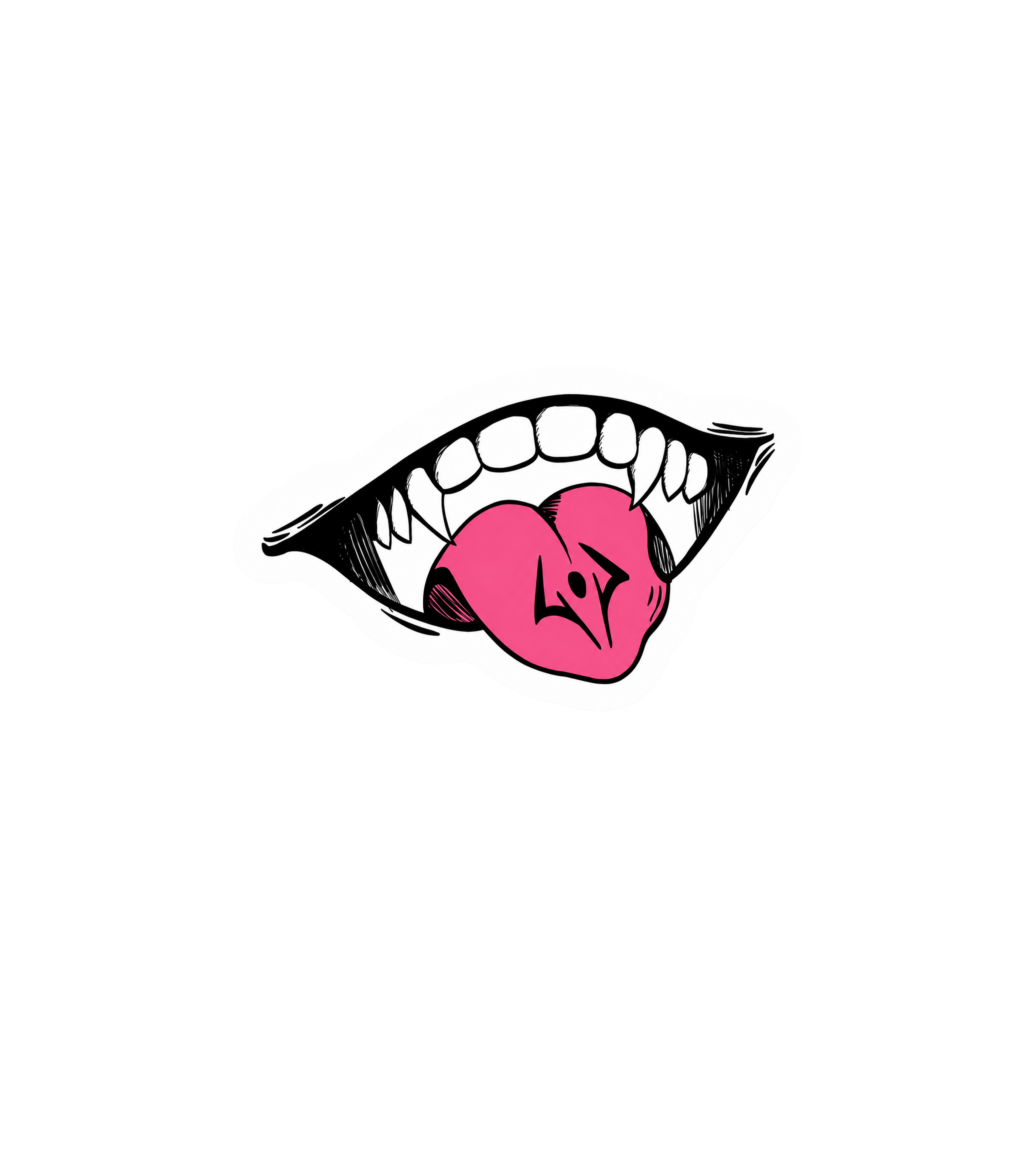Sukuna Heart Bite Sticker