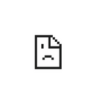 Sad File Icon Sticker