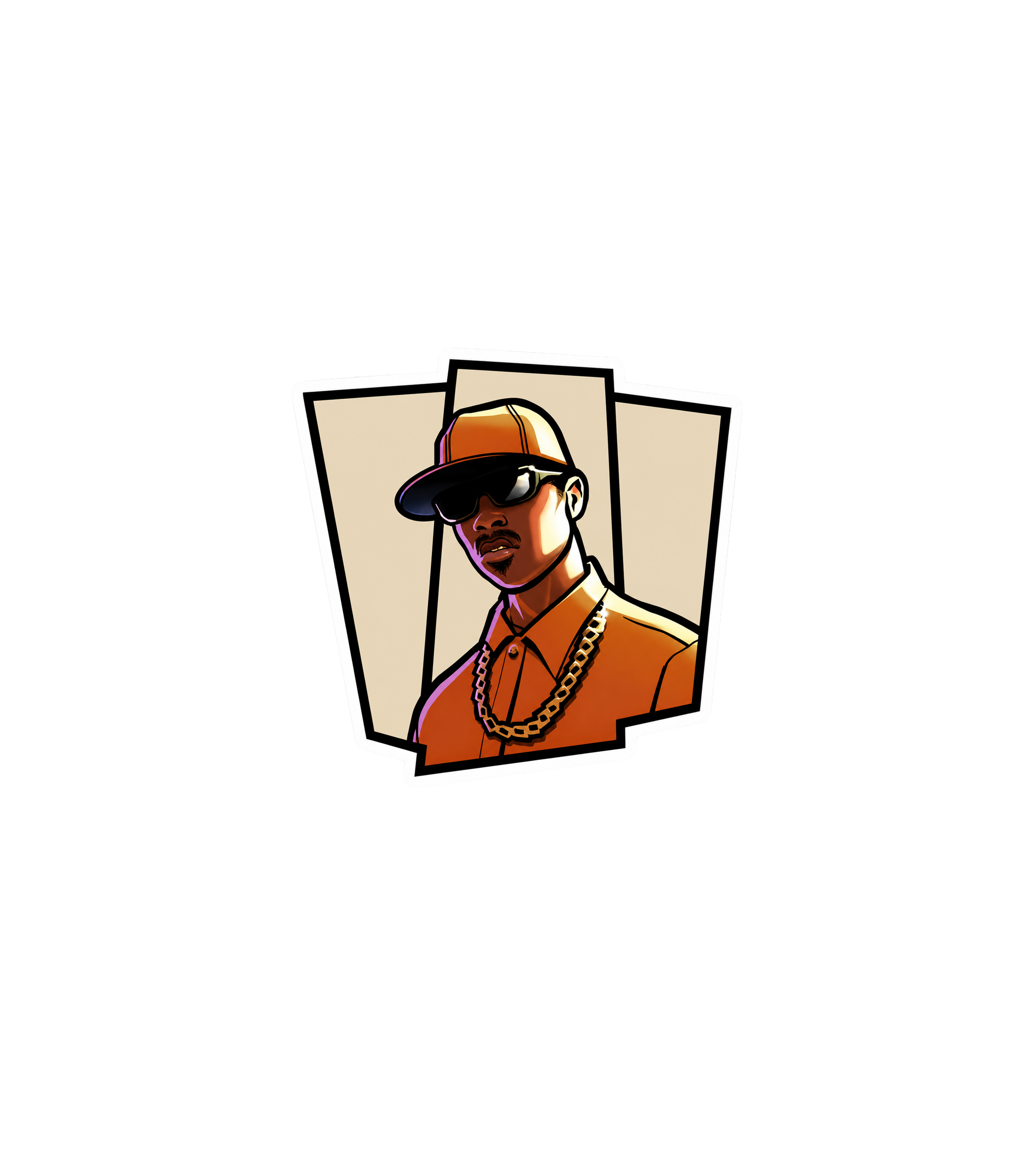 San Andreas CJ Sticker