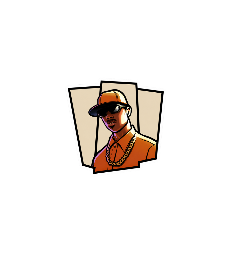 San Andreas CJ Sticker