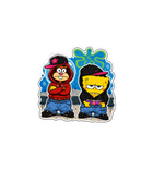SpongeBob & Sandy Streetwear Sticker