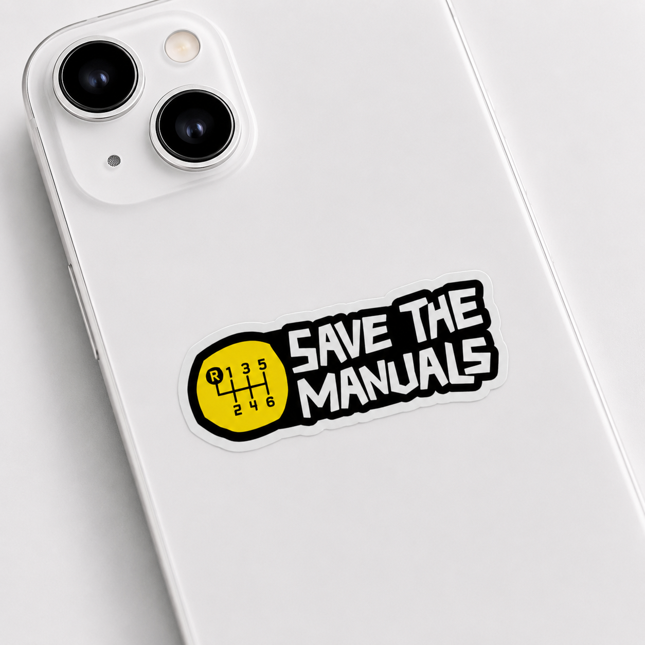 Save The Manuals Sticker