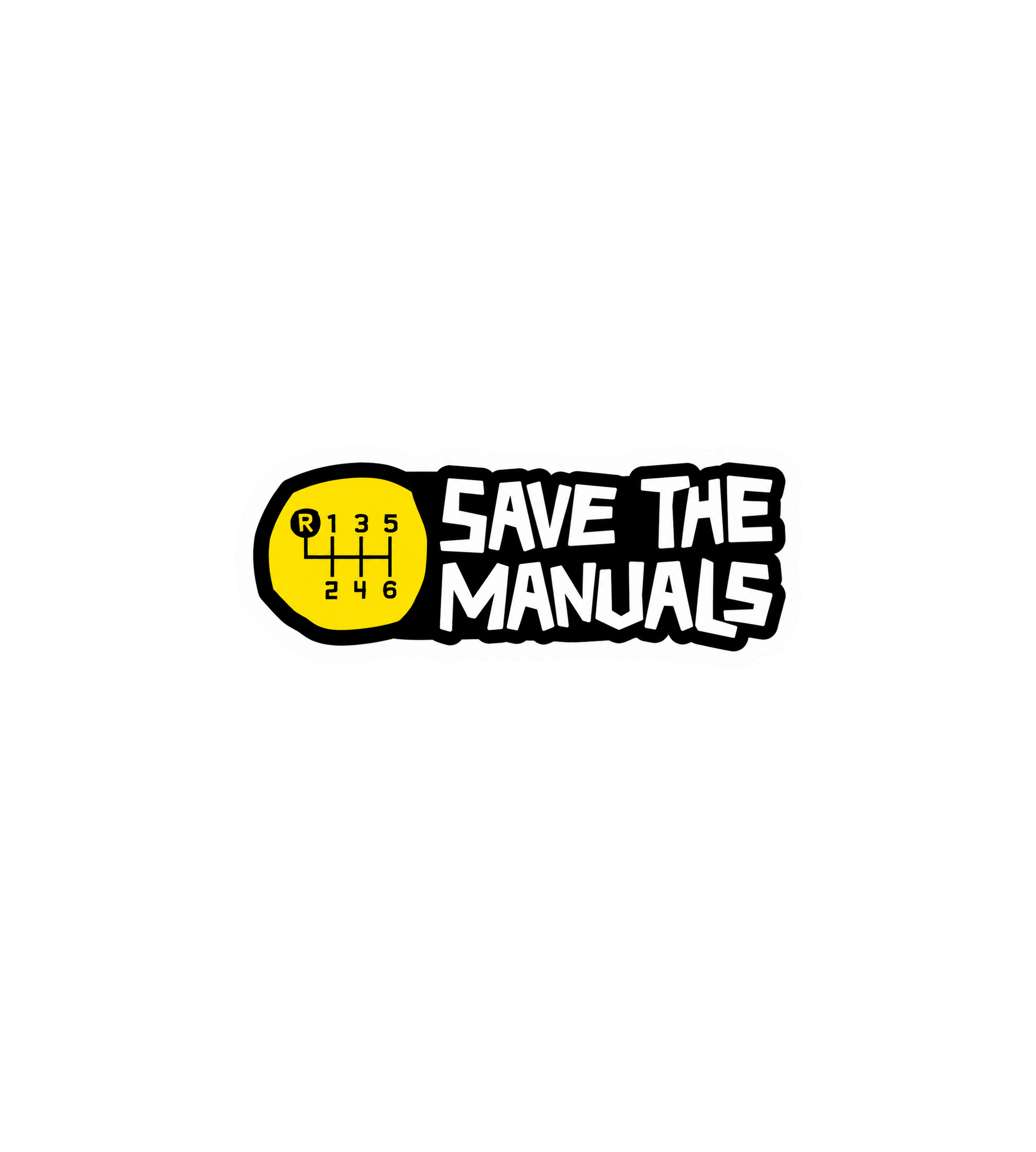 Save The Manuals Sticker