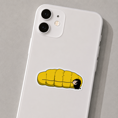 Aizawa Sleeping Bag Sticker