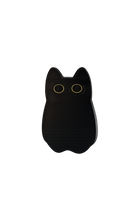 Shy Black Cat Fridge Magnet