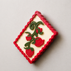 Pomegranate Stamp Fridge Magnet | Cute Aesthetic Mini Art