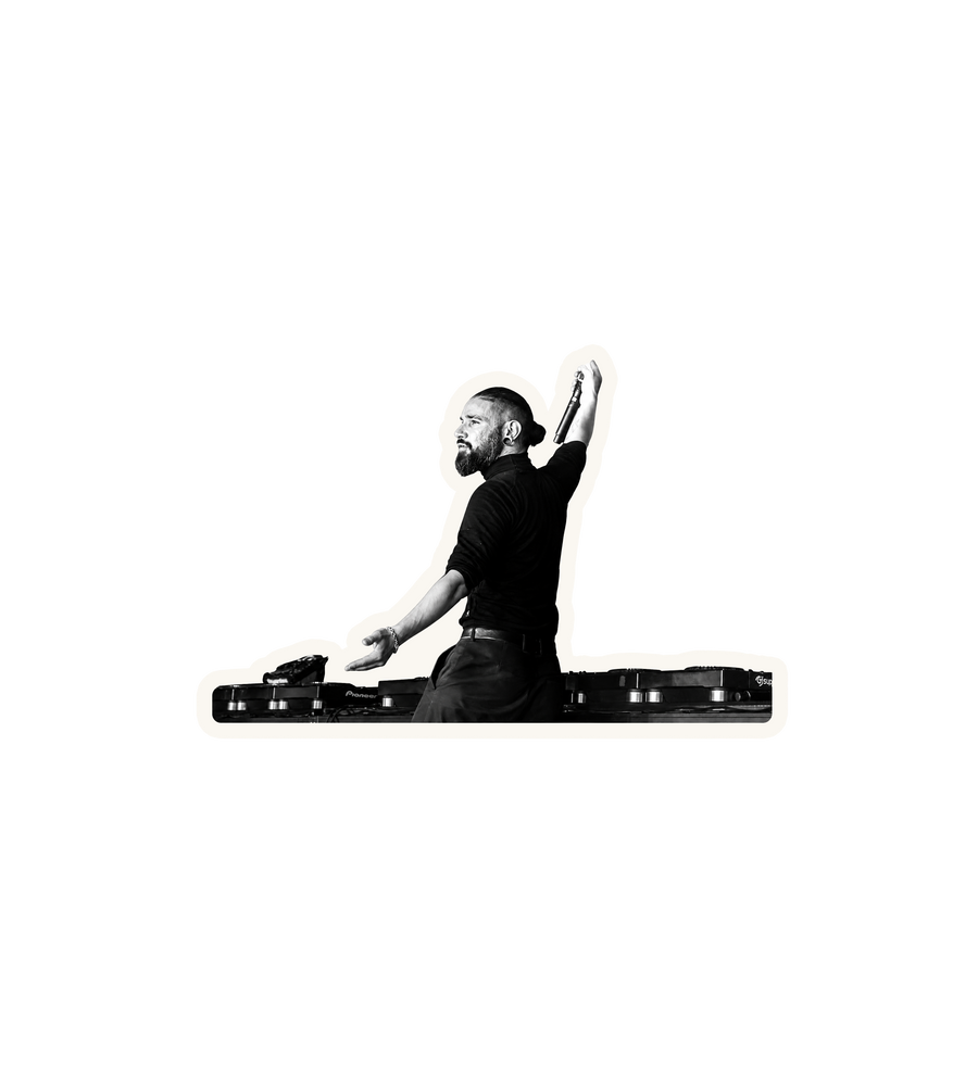 Skrillex DJing Sticker