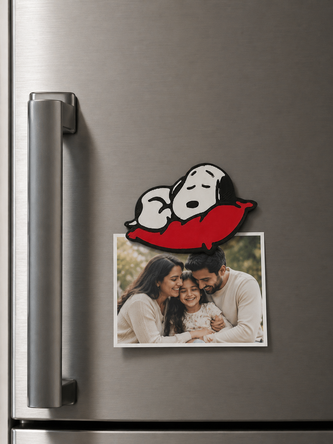 Sleepy Snoopy Fridge Magnet | Cute Cartoon Magnet for Refrigerator & Office