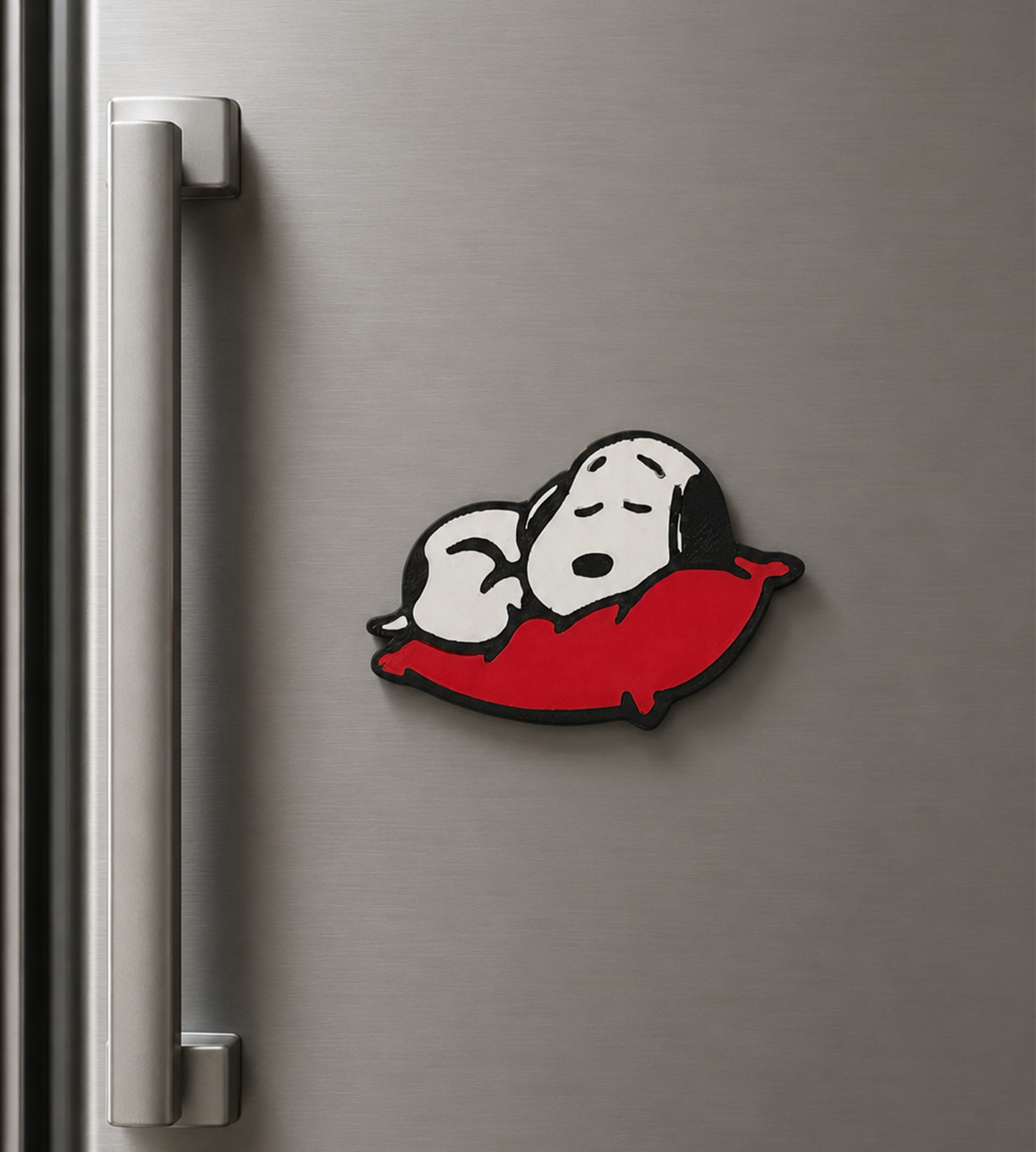 Sleepy Snoopy Fridge Magnet