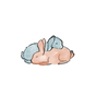 Sleepy Bunnies Sticker