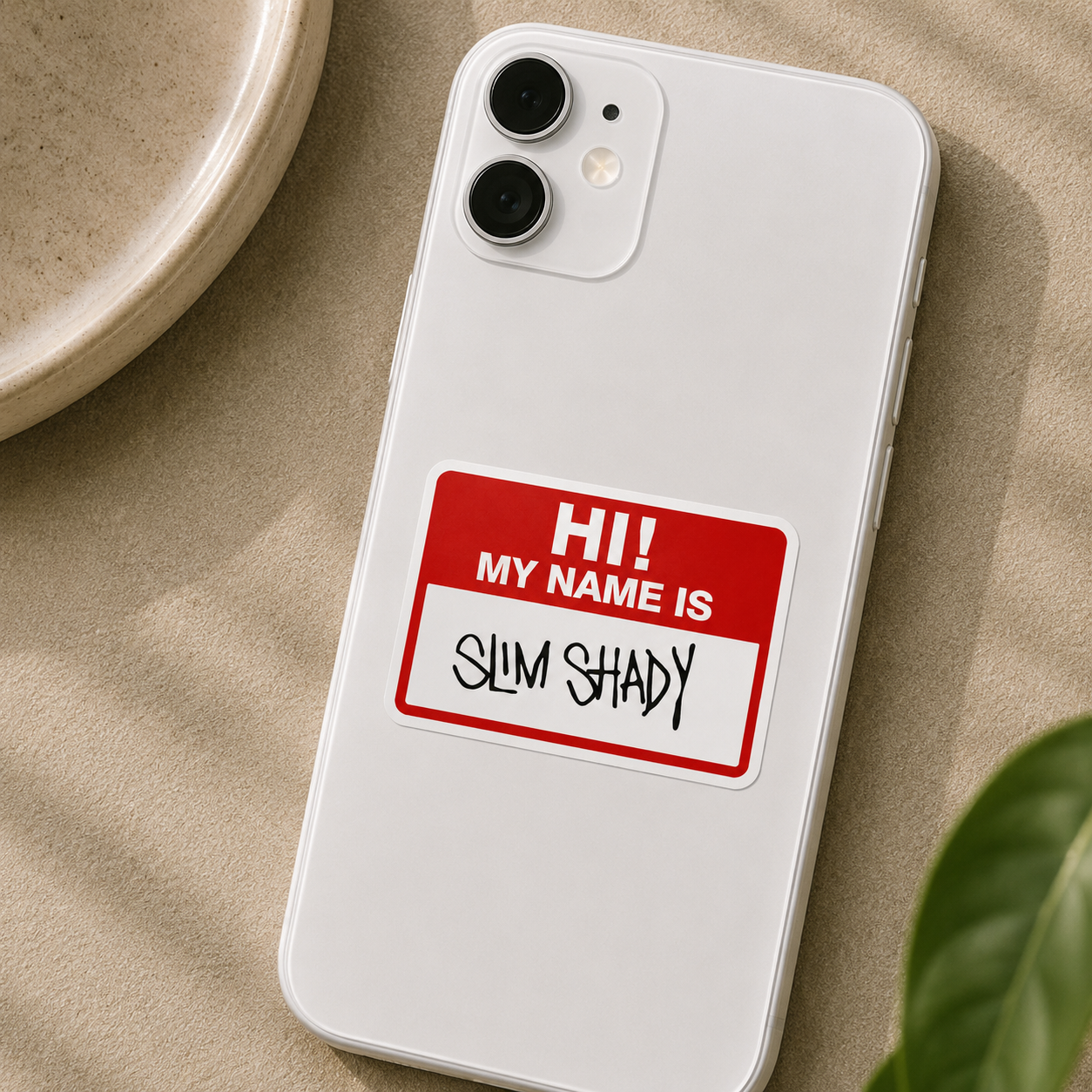 Hi! My Name Is Slim Shady Sticker