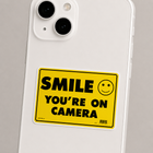 Smile, You're On Camera Sticker