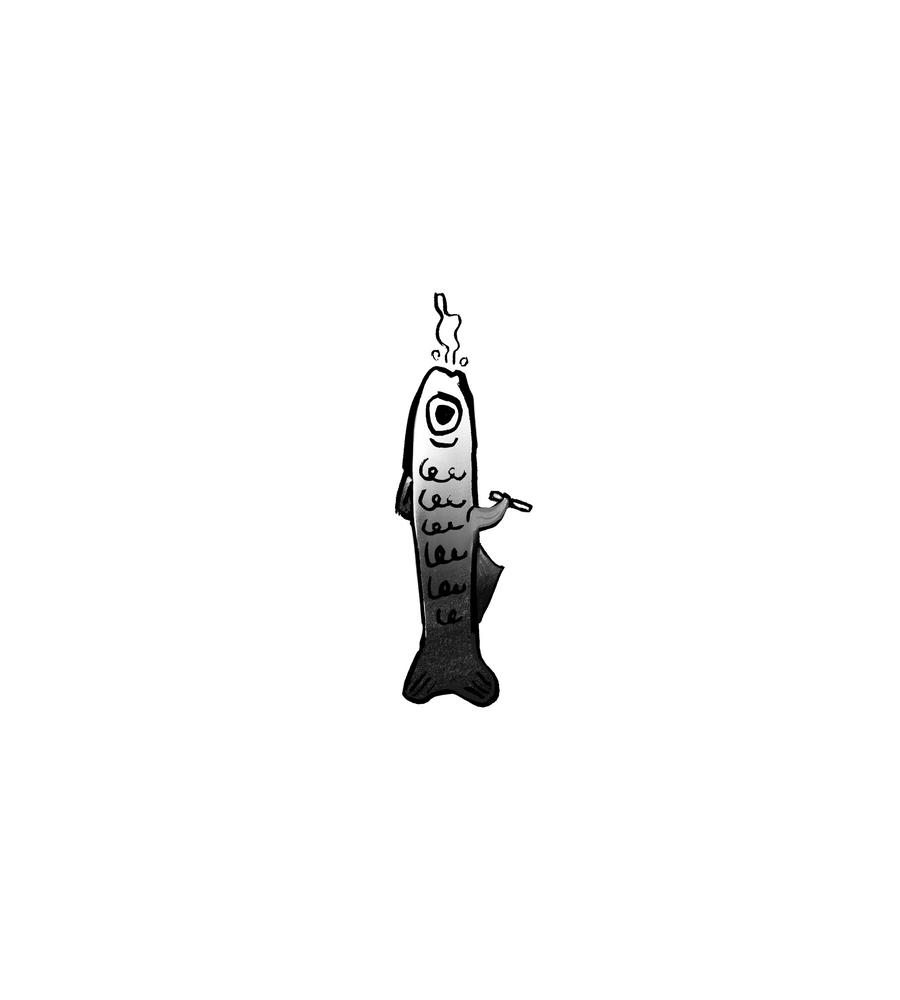 Smoked Sardine Sticker