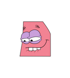 Smug Patrick Sticker